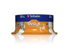 VERBATIM DVD-R 4,7 GB 16 X 25 -PACK PRINTABLE